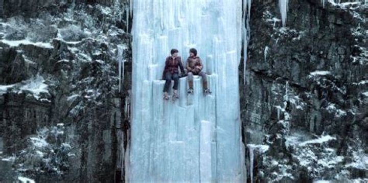 What did Violet and Quigley do on the waterfall?