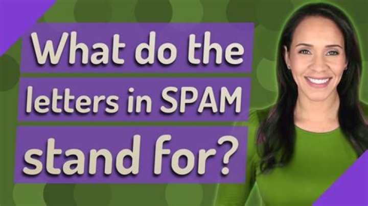 What do the letters SPAM stand for?