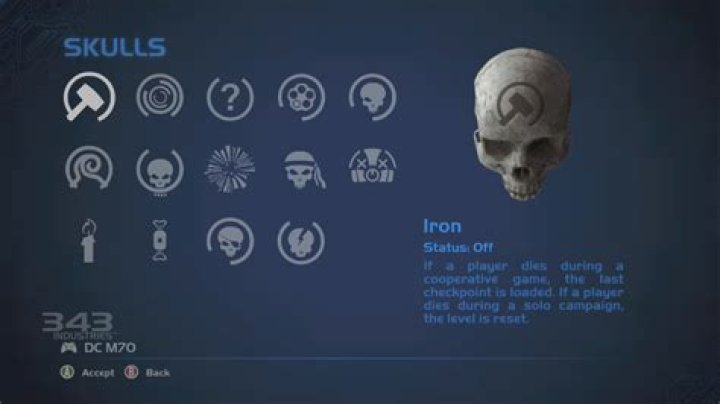 What do the skulls do in Halo CE Anniversary?