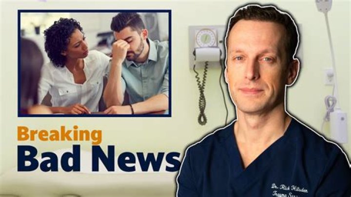 What do you say when breaking bad news?
