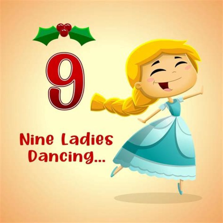 What does 9 ladies dancing represent?