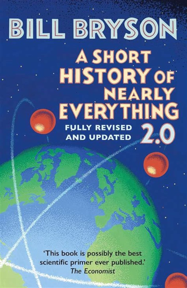 WHAT DOES A Short History of Nearly Everything cover?