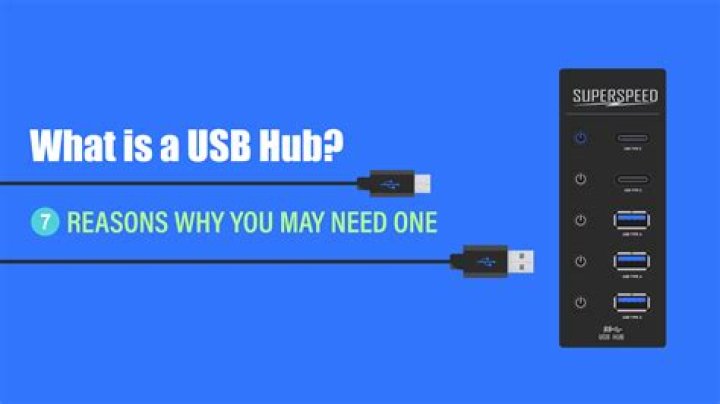 What does a USB hub do?