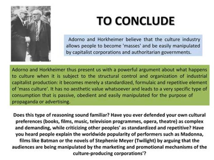 What does Adorno say about art?