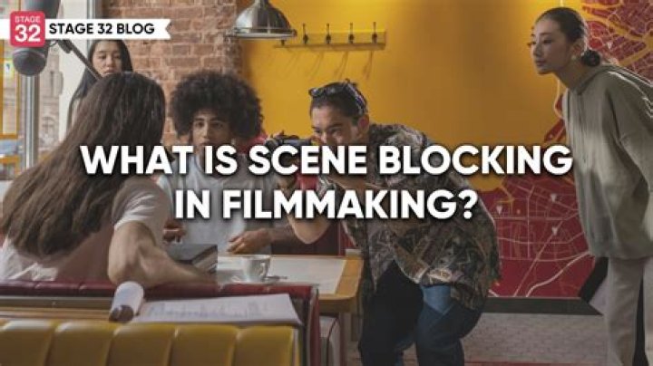 What does blocking do in film?