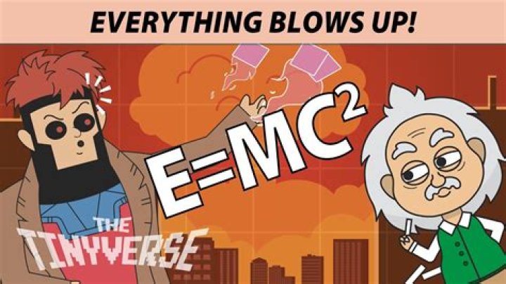 What does E mc2 mean how would you explain it to your friends?