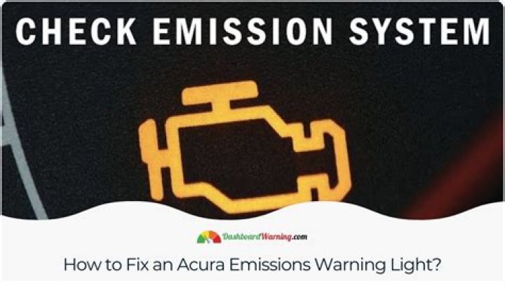 What does emissions warning light mean?