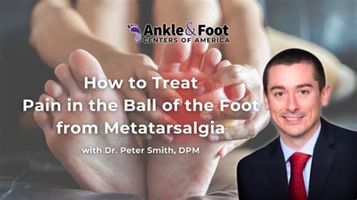 What does it mean if the ball of your foot is swollen?