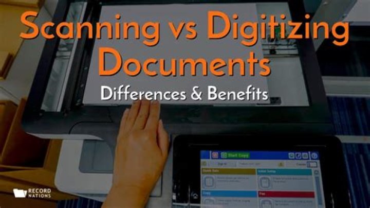 What does it mean to digitize documents?