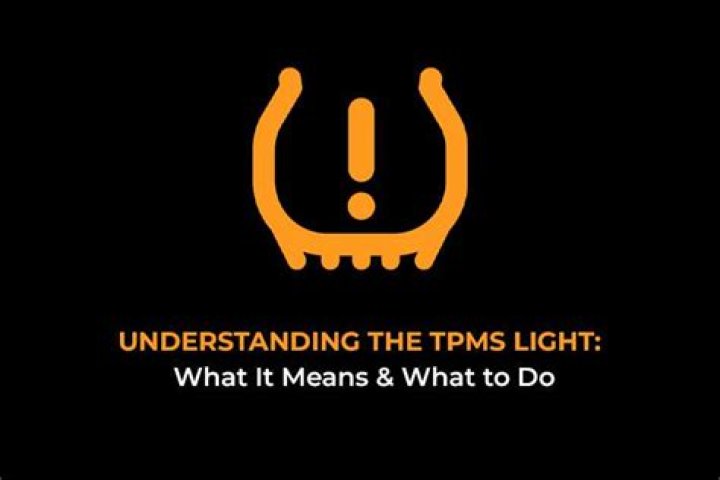 What does it mean when the TPMS light is blinking?
