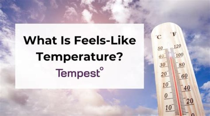 What does it mean when weather feels like?