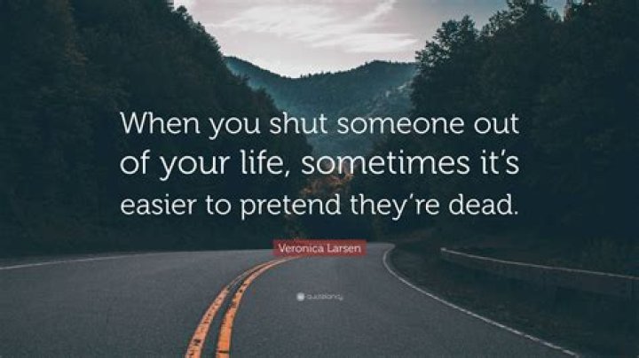 What does it mean when you shut someone out?