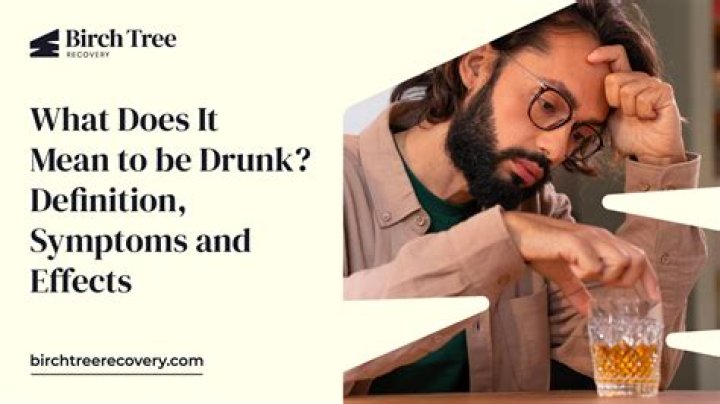 What does mentally drunk mean?