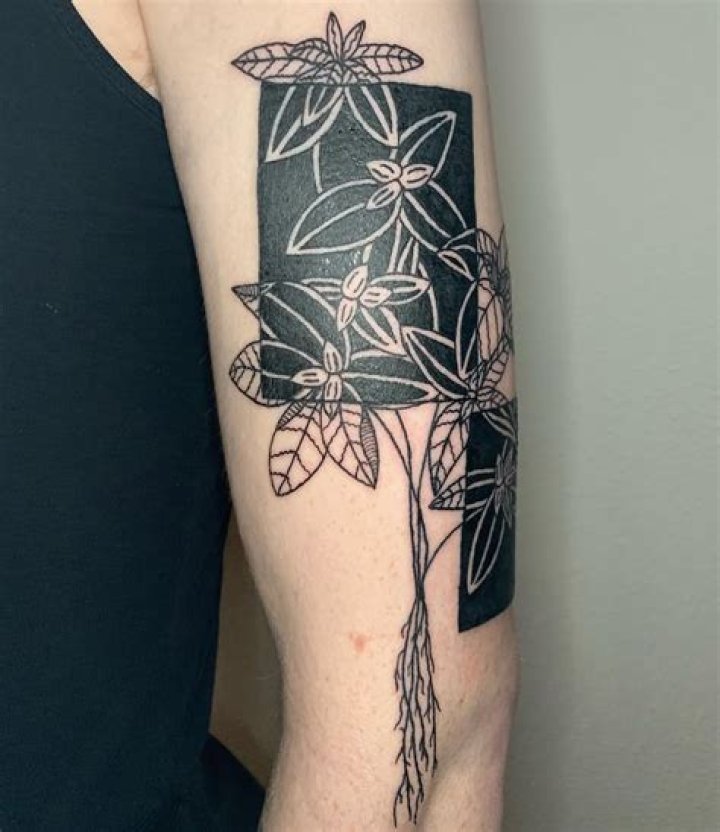 What does negative space mean in tattoo?