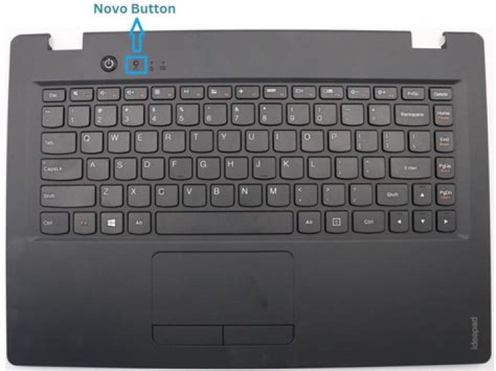 What does the Lenovo reset button do?
