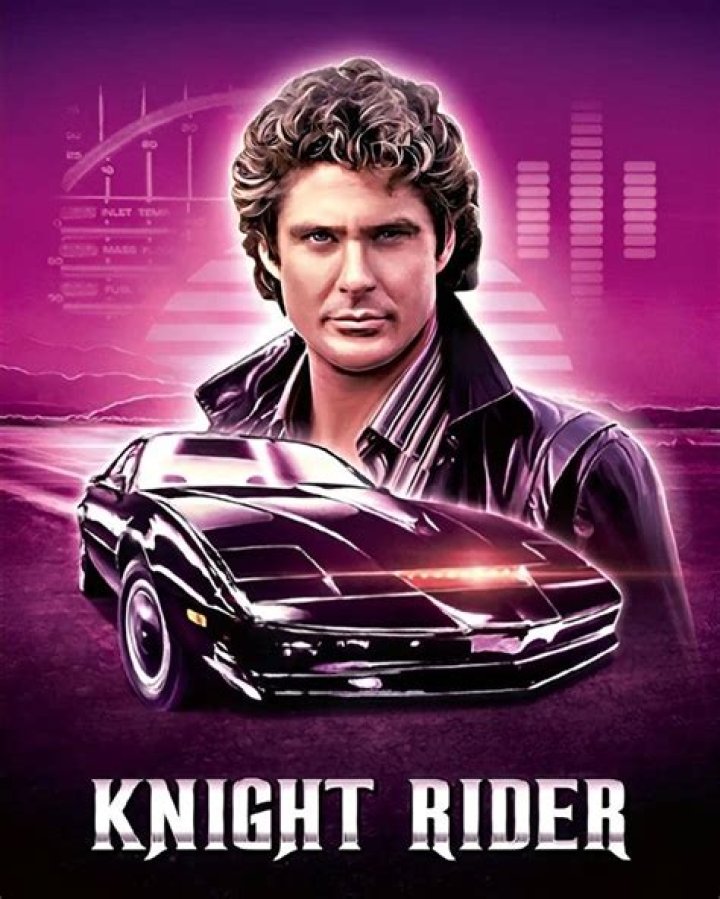 What does the narrator say at the start of Knight Rider?
