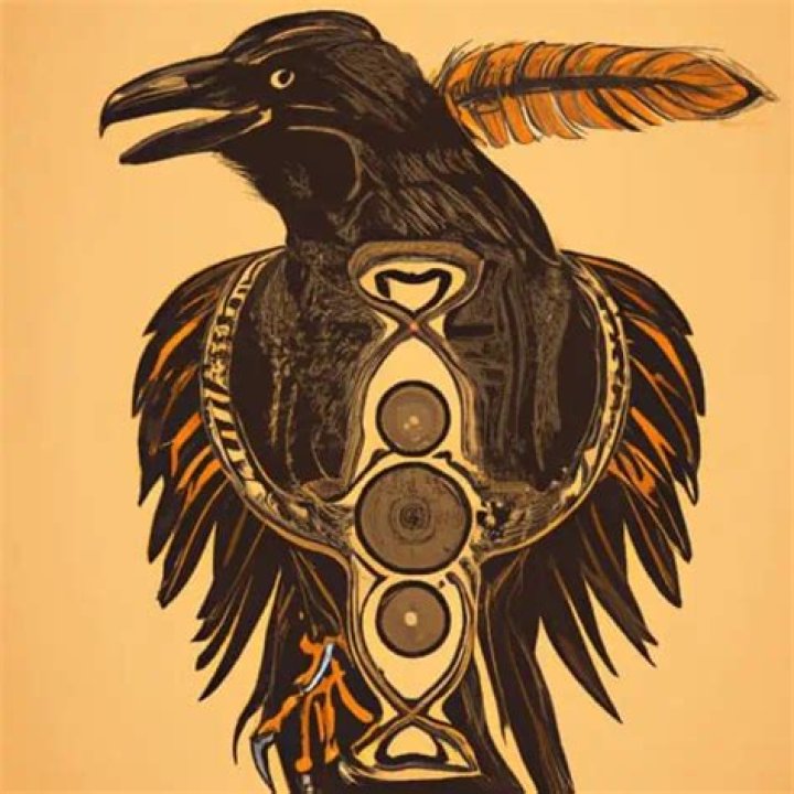What does the raven symbolize to the Coast Salish peoples?