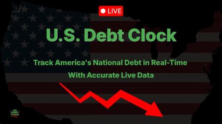 What does the US debt clock show?