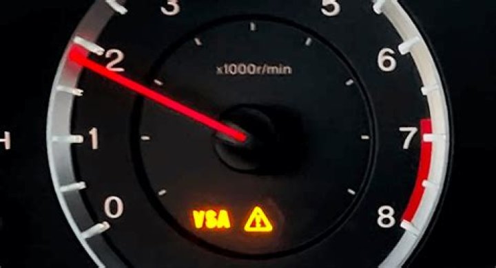 What does the VSA light mean on an Acura MDX?