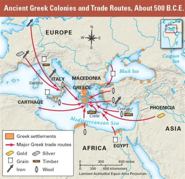 What economic activity helped spread Greek culture?