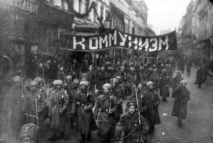 What economic system did Russia use after the Bolshevik Revolution?