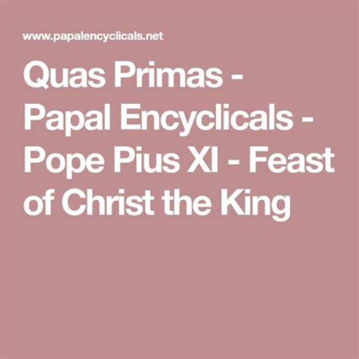 What encyclicals did Pope Pius XI write?