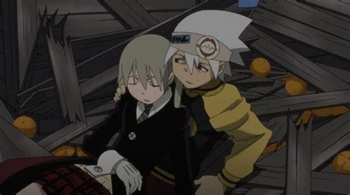 What episode does Maka and Soul Kiss?