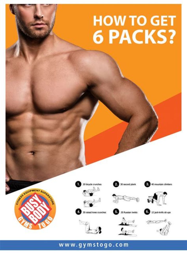 What exercises get you a six pack fast?