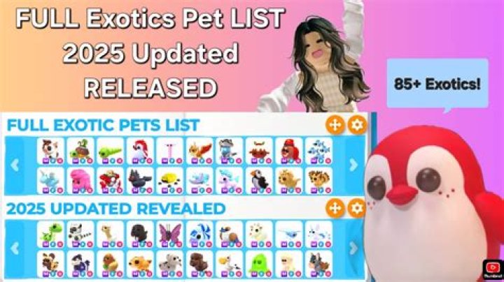 What exotics do you get from a kiosk?