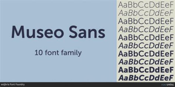 What font is closest to Museo Sans?