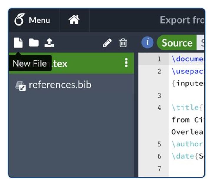What format is bib file?