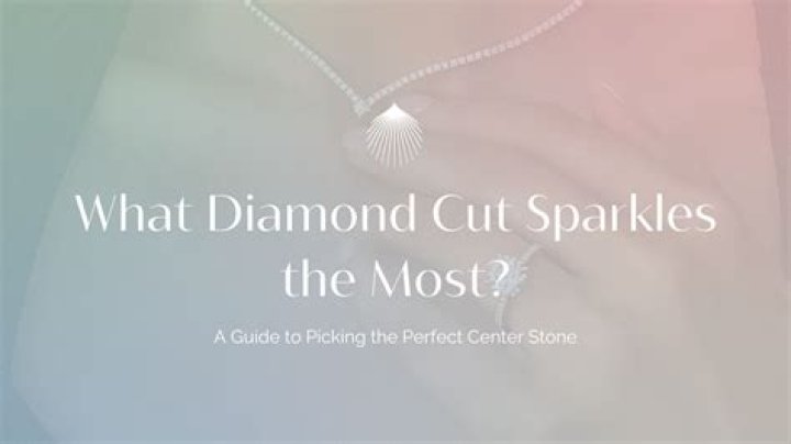 What gemstone sparkles the most?