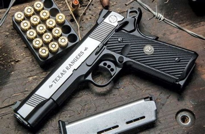 What gun does the Texas Rangers carry?