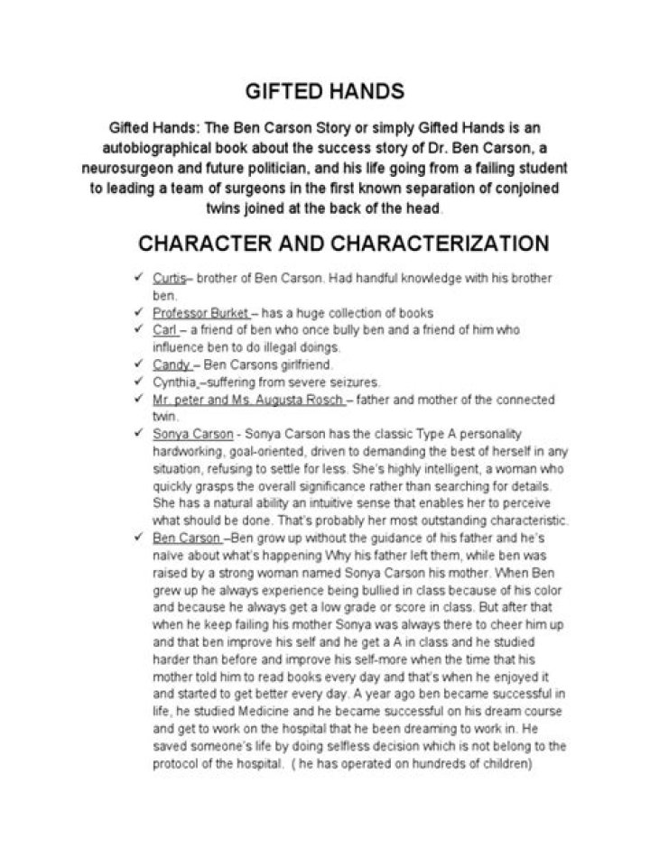 What happened in Chapter 15 of gifted Hands?