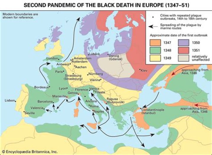 What happened to the economy in the Black Death?