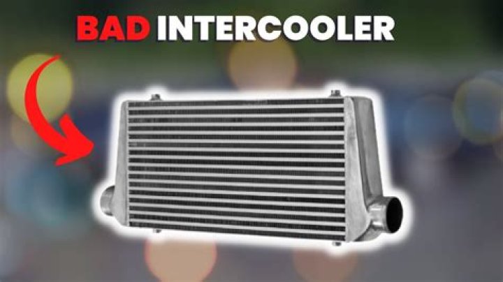 What happens if intercooler is clogged?