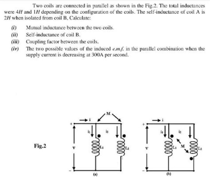 What happens when I connect two coils in parallel?