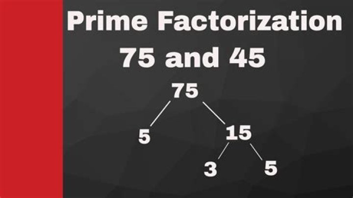 What is 75 as a product of prime factors?