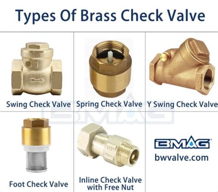 What is a brass check valve?