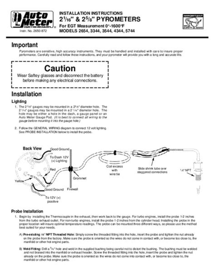 What is a pyrometer in a diesel?