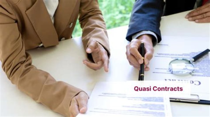What is a quasi contract quizlet?