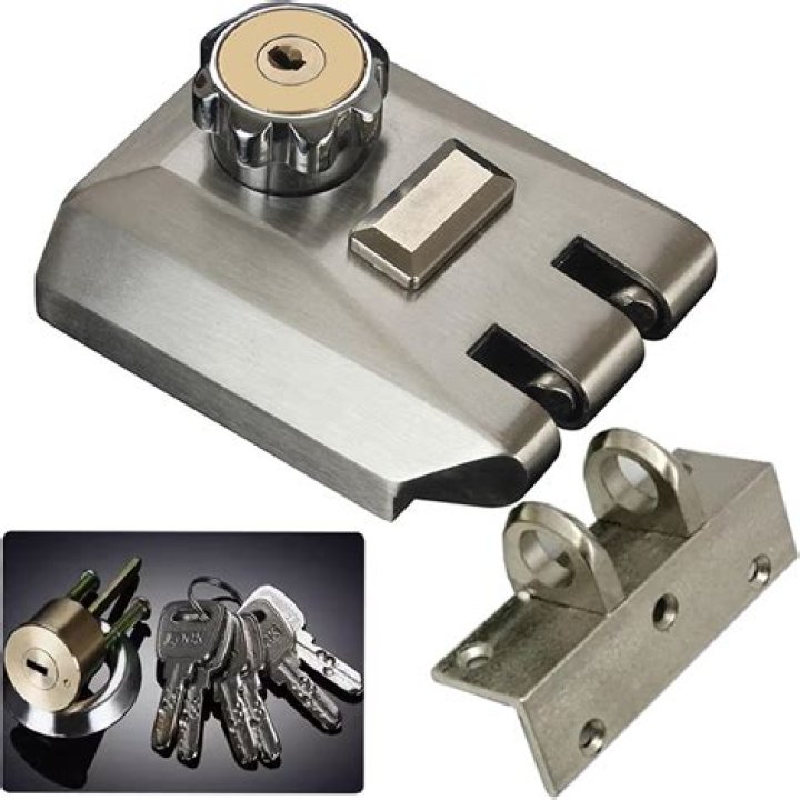 What is a rim mounted lock?