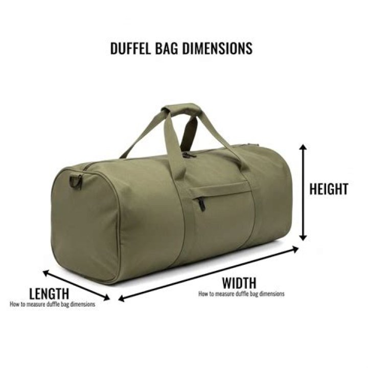 What is a travel size duffle bag?