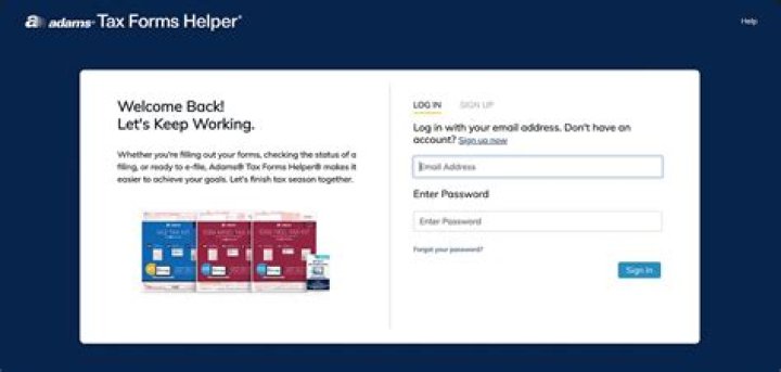 What is Adams Tax Form Helper?