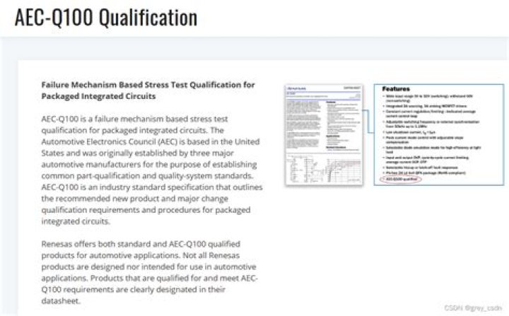 What is AEC Q100 qualified?