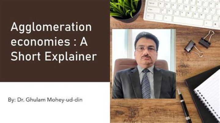 What is agglomeration economy class 10th?