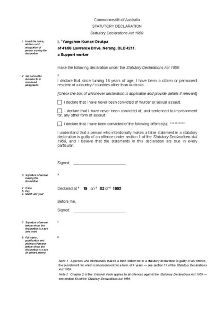 What is an example of a land claim?