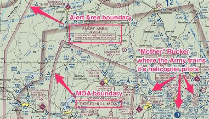 What is an FAA alert area?