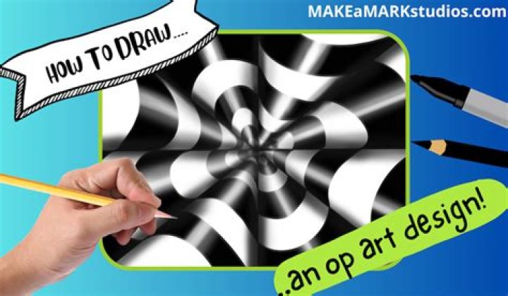 What is an op art drawing?