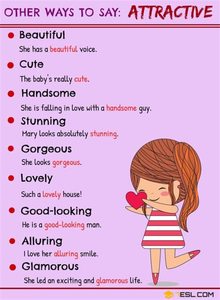 What is another word for attractive woman?